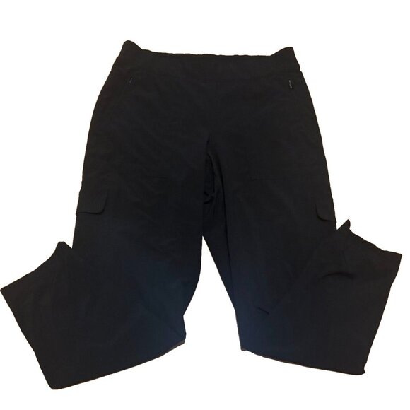 ATHLETA Chelsea Cargo Lined Pant Black Travel Commute Women's Size 14 - Picture 3 of 6